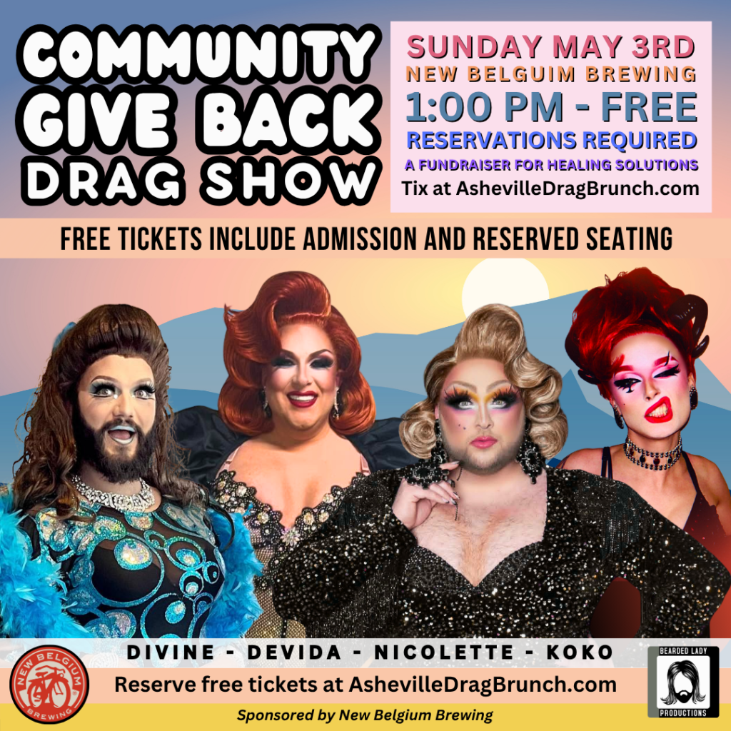 Community Give Back Drag Show Flyer
