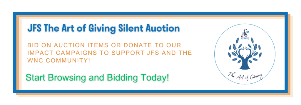 2026 Art of Giving Silent Auction Site Banner